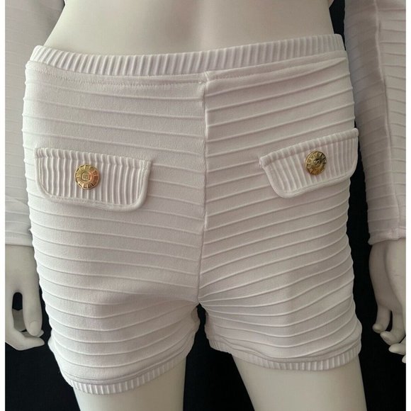 DAIMARAN Santorini Suit Matching Set 2 Pieces White Light Jacket + Shorts M - Picture 5 of 8